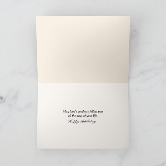 誕生日ウォーターカラーウィンターマウンテンバレー カード (内部)