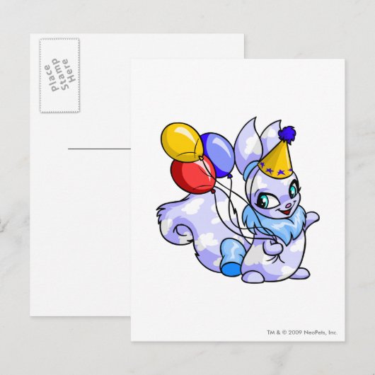 誕生日ウスル ポストカード (正面/裏面)