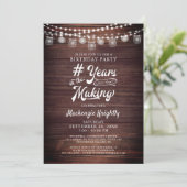 誕生日ウッドライトジャース#メイキングの年 招待状 (スタンド正面)