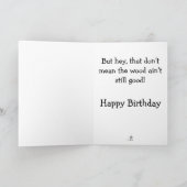 誕生日ウッド カード (内部)