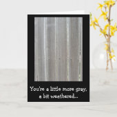 誕生日ウッド カード (黄色い花)