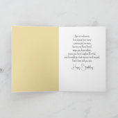 誕生日ウーマン歩くザビーチ カード (内部)