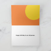 誕生日ウーリーマンモスアンドマン カード (内部)