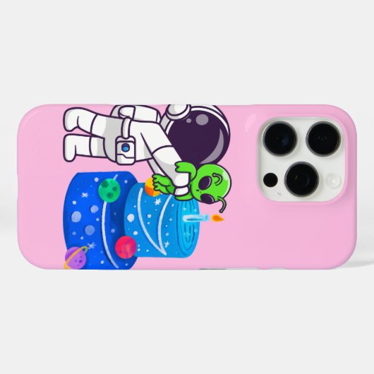 誕生日エイリアン Case-Mate iPhoneケース (裏面 (横))