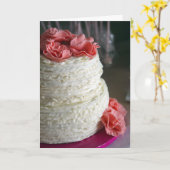 誕生日エレガントカード カード (黄色い花)