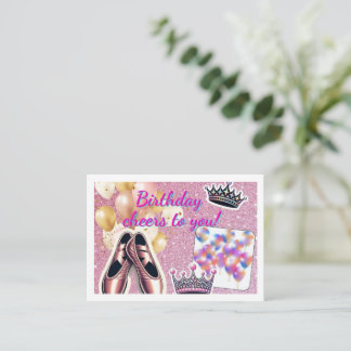 誕生日エレガントカード ノートカード