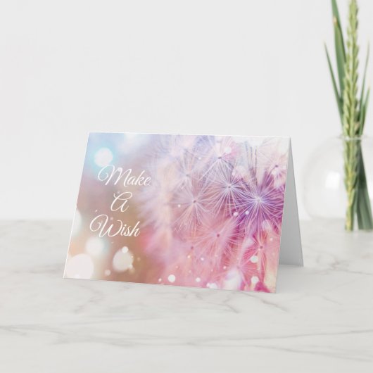 誕生日エレガントタンデロンの願い カード (正面)