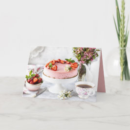 誕生日エレガントデザート カード