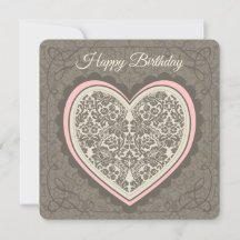 誕生日エレガントモリススタイルハートCC0711