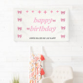 誕生日エレガント招待状 – お祝いを作る 横断幕 (インサイチュ)