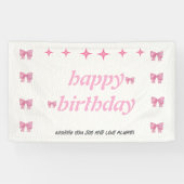 誕生日エレガント招待状 – お祝いを作る 横断幕 (横)