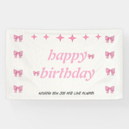 誕生日エレガント招待状 – お祝いを作る 横断幕