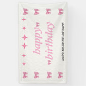 誕生日エレガント招待状 – お祝いを作る 横断幕 (縦)