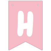 誕生日エレファントパステルバンチオブバルーンスケッチ バンティングフラッグ (第2の旗)