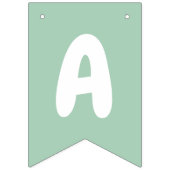 誕生日エレファントパステルバンチオブバルーンスケッチ バンティングフラッグ (第3の旗)