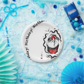 誕生日オリエンタルカップケーキ ペーパープレート (パーティー)