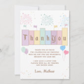 誕生日オンアースマジカル誕生日サンキューカード サンキューカード (正面)