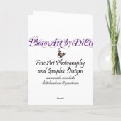 誕生日オーキッドfor Mom カード (裏面)