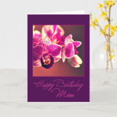 誕生日オーキッドfor Mom カード (黄色い花)