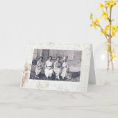 誕生日オーバーザヒル カード (黄色い花)