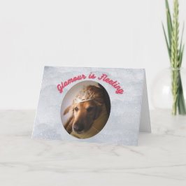 誕生日カおもしろいードグラムラウスゴールデンリトリーバ カード