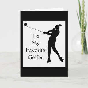 誕生日カお気に入りのードのMY *GOLFER* カード