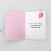 誕生日カウアイスクリームコーンをなめる カード (内部)