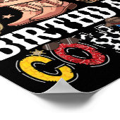 誕生日カウボーイウェスタンロデオ分隊の分隊 ポスター (角)