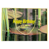 誕生日カエル ラージペーパーバッグ (裏面)