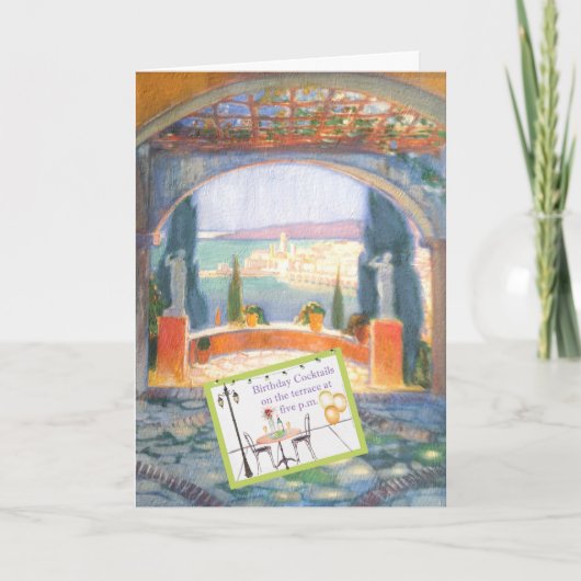 誕生日カクテルオンザテラスオンザヴィラ カード (正面)