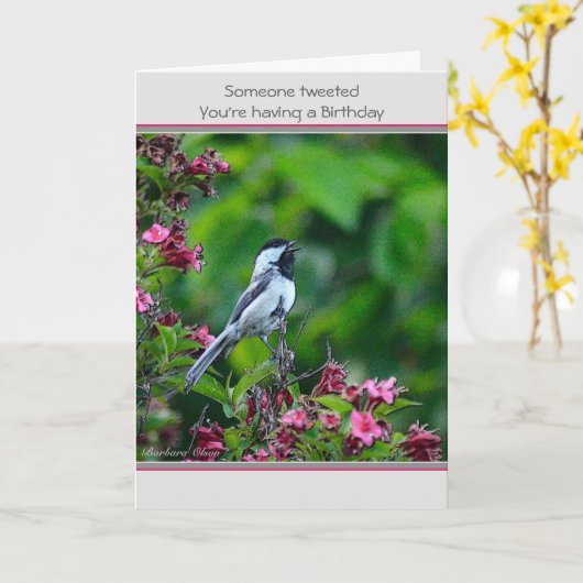 誕生日カスタマイズ:  カード (黄色い花)