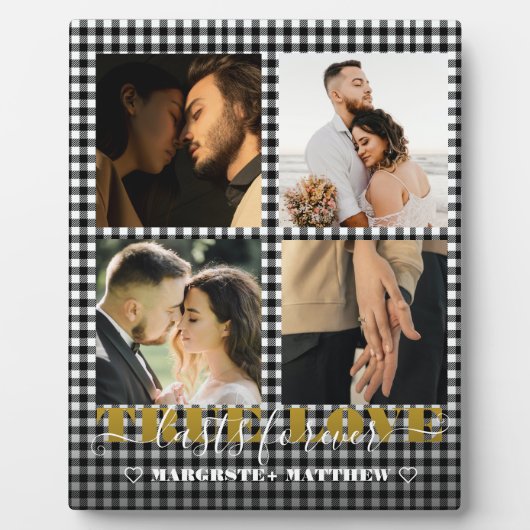 誕生日カスタムのガールフレンド贈呈 フォトプラーク (正面)