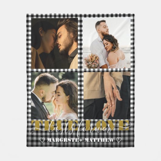 誕生日カスタムのガールフレンド贈呈 フリースブランケット (正面)