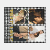 誕生日カスタムのガールフレンド贈呈 フリースブランケット (正面(横))