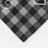 誕生日カスタムのガールフレンド贈呈 フリースブランケット (角)