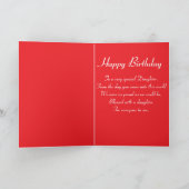 誕生日カスタムカード、ハッピーバースデーカード サンキューカード (内部)