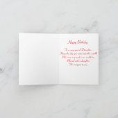 誕生日カスタムカード、ハッピーバースデーカード シーズンカード (内部)