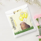 誕生日カスタムギニアピグイエローバルーン フェイバーバッグ (封をした状態)