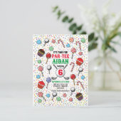 誕生日カスタムゴルフパルティーデザイン 招待状 (スタンド正面)