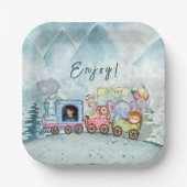 誕生日カスタムサインチュガチュガチョーチョ ペーパープレート (正面)