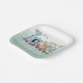 誕生日カスタムサインチュガチュガチョーチョ ペーパープレート (傾斜あり)