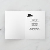 誕生日カスタムスウィートMan I love カード (内部)