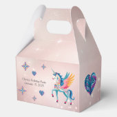 誕生日カスタムスワーリングユニコーン フェイバーボックス (裏面)