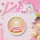 誕生日カスタムソカルラブ ペーパープレート (パーティー)