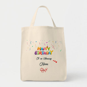 誕生日カスタムトートバッグユニーク – 彼女のためのギフト トートバッグ