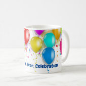 誕生日カスタムバルーンマグ コーヒーマグカップ (正面右)