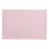 誕生日カスタムピンクの女の子ヒックピローケース 枕カバー (裏面)