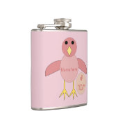 誕生日カスタムピンクスキットル フラスク (右)