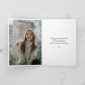 誕生日カスタムフォトコラージュ カード (内部)