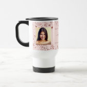 誕生日カスタムフォトバラ金ゴールド最高の友 トラベルマグ (左)